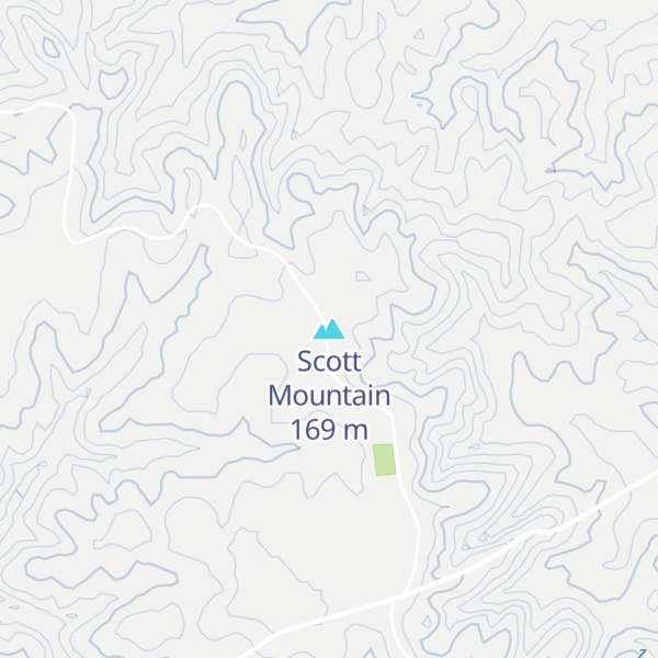 Map of Scott Mountain