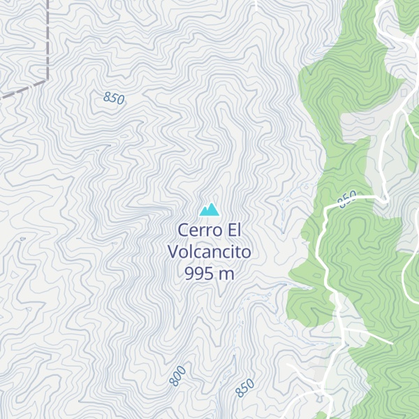Map of Cerro El Volcancito