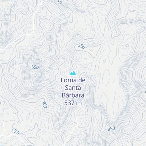 Map of Loma de Santa Bárbara