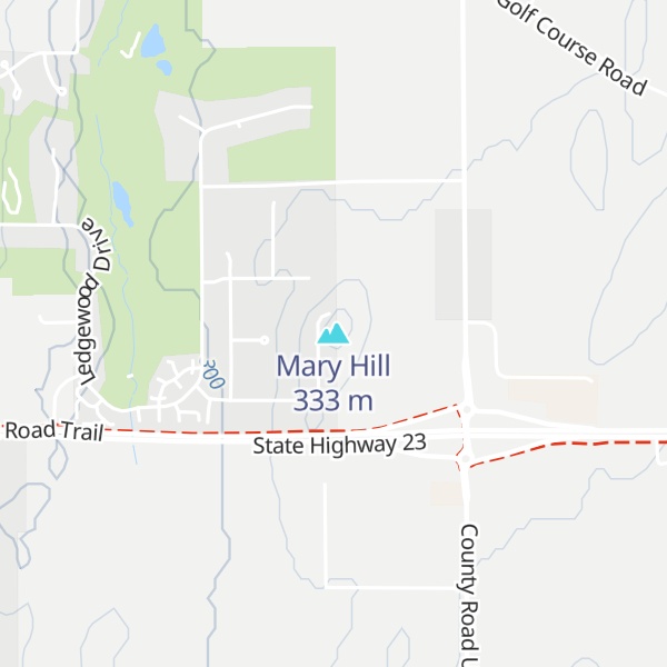 Map of Mary Hill