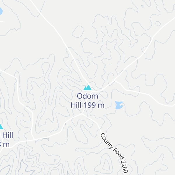 Map of Odom Hill
