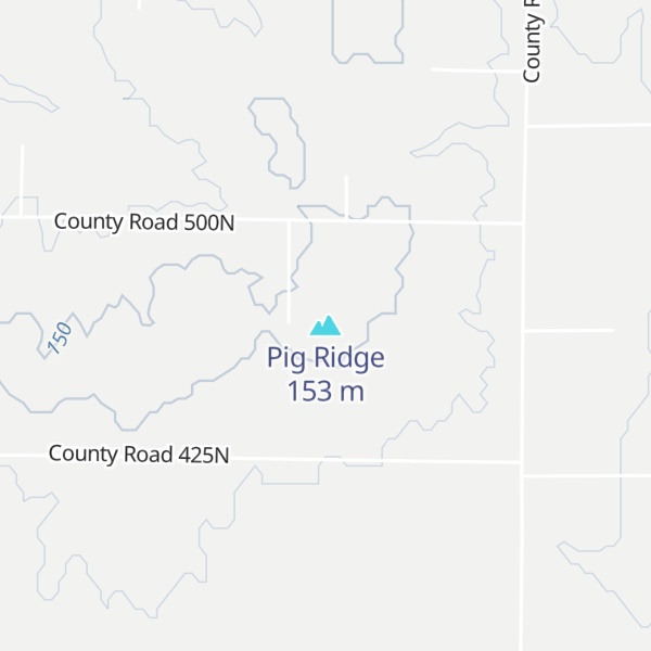 Map of Pig Ridge