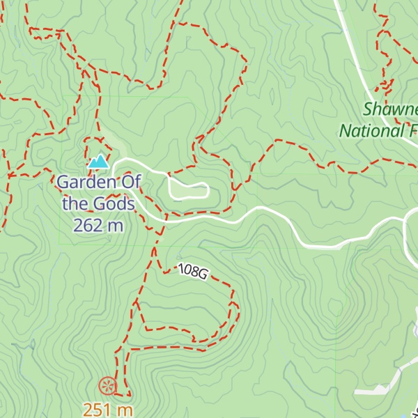 Map of Arch of the Gods