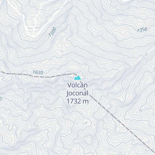 Map of Volcán Joconal