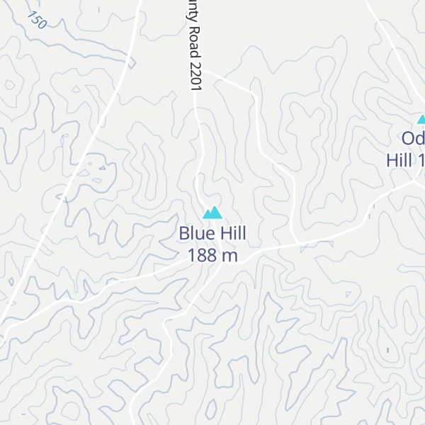 Map of Blue Hill