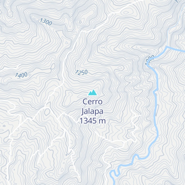 Map of Cerro Jalapa