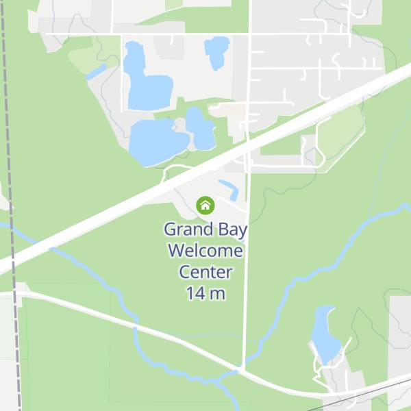 Map of Grand Bay Welcome Center