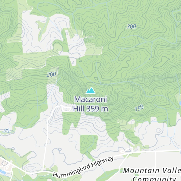 Map of Macaroni Hill