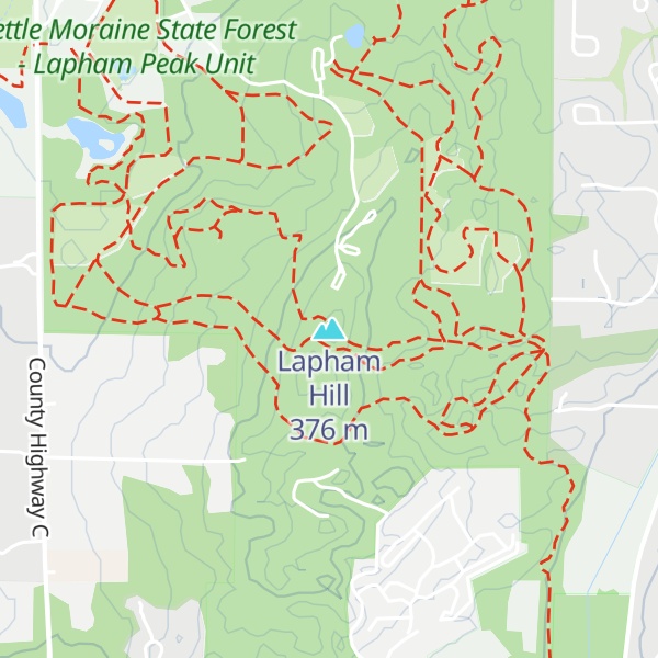 Map of Lapham Hill