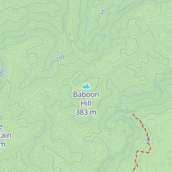 Map of Baboon Hill