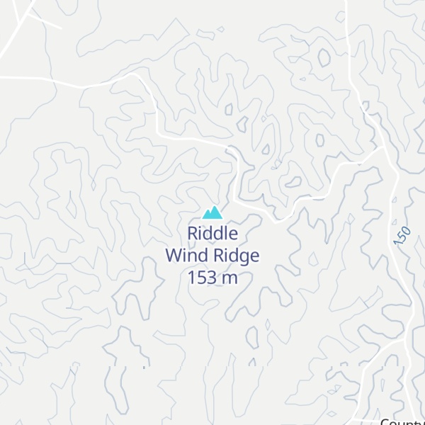 Map of Riddle Wind Ridge