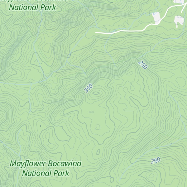 Map of Bocawina Hill
