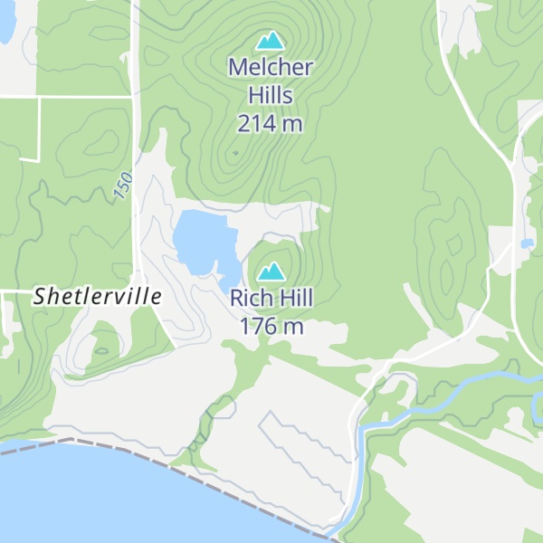 Map of Rich Hill