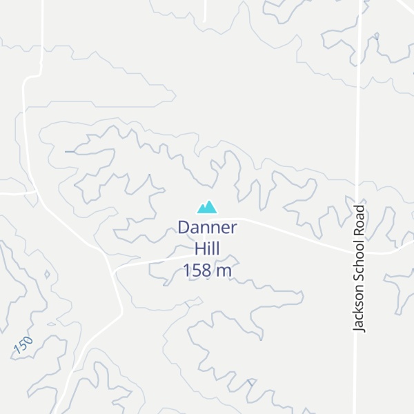 Map of Danner Hill