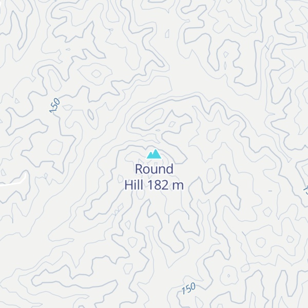 Map of Round Hill