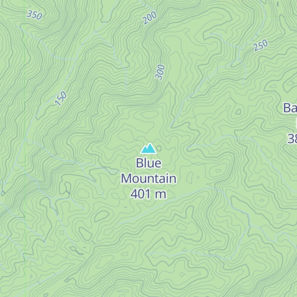 Map of Blue Mountain