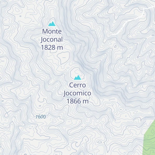 Map of Cerro Jocomico