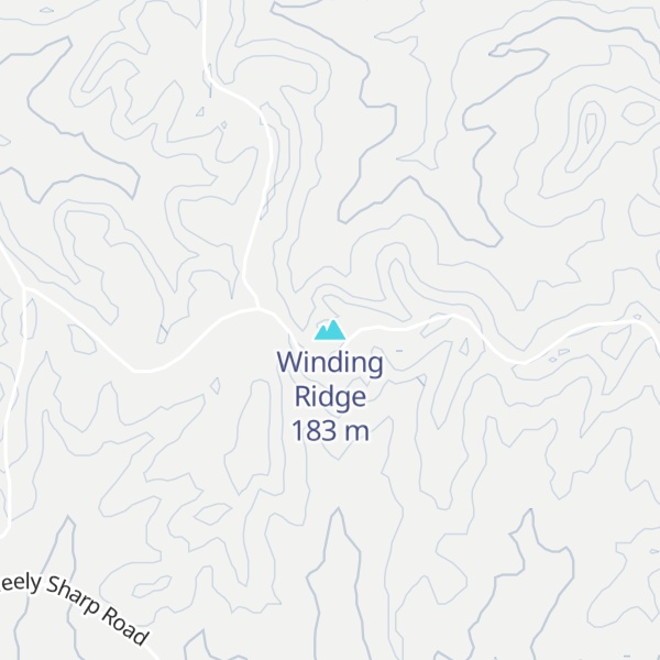 Map of Winding Ridge