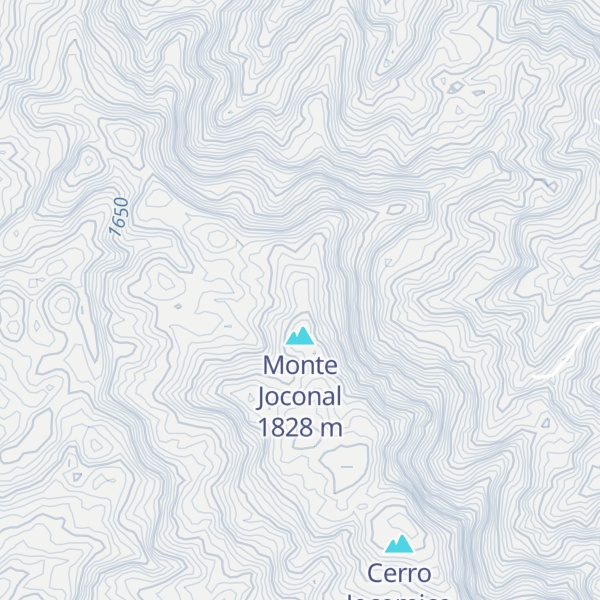 Map of Cerro Campanario