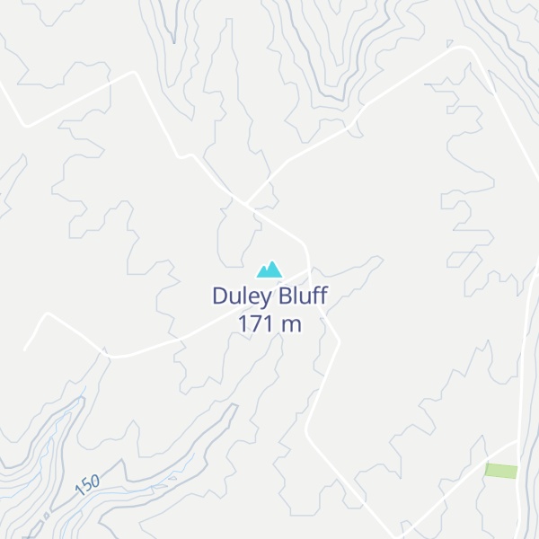 Map of Duley Bluff
