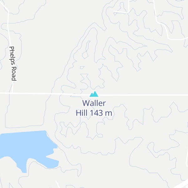Map of Waller Hill