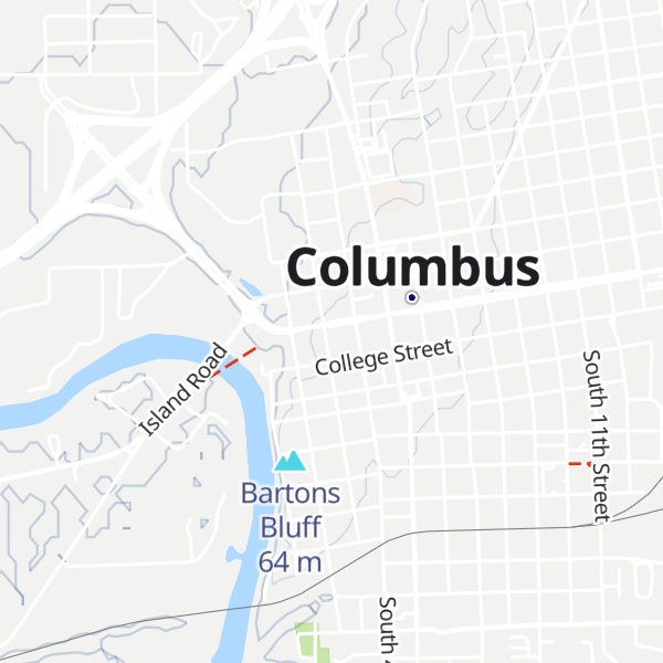 Map of Tennessee Williams Home & Welcome Center