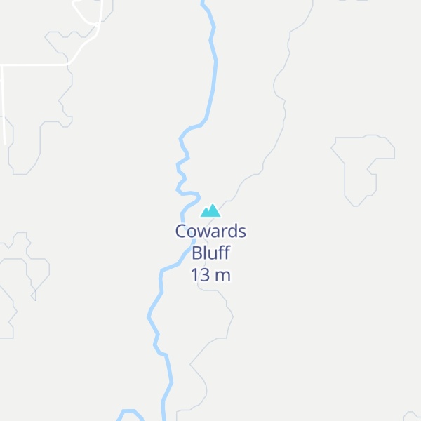 Map of Cowards Bluff