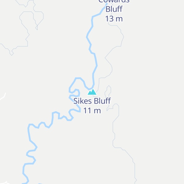 Map of Sikes Bluff