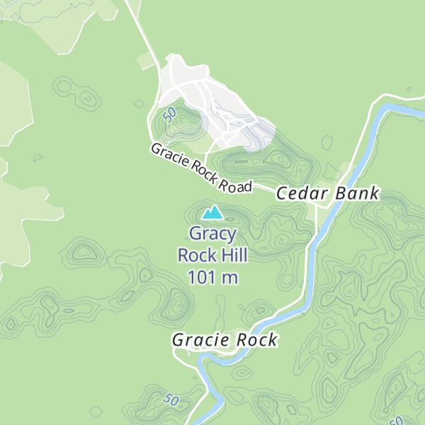 Map of Gracy Rock Hill