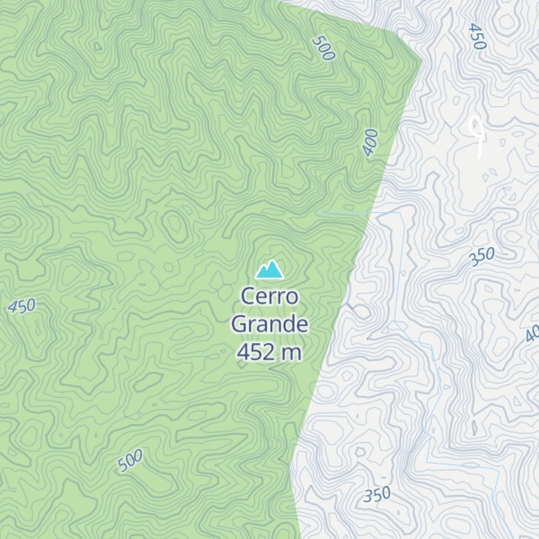 Map of Cerro Grande