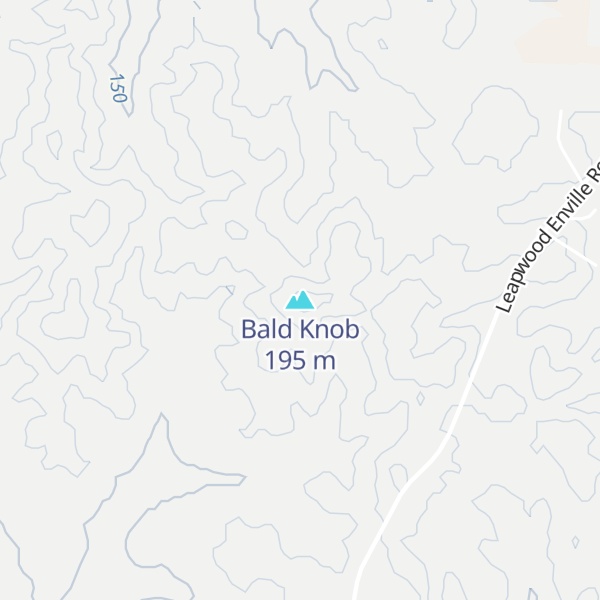 Map of Bald Knob