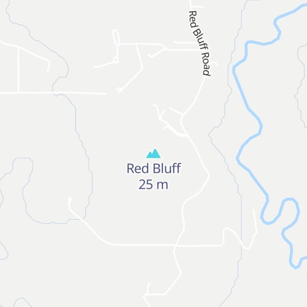 Map of Red Bluff