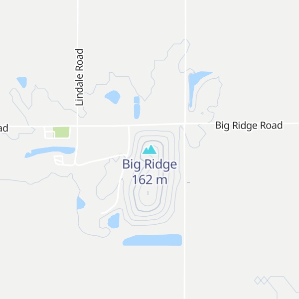 Map of Big Ridge