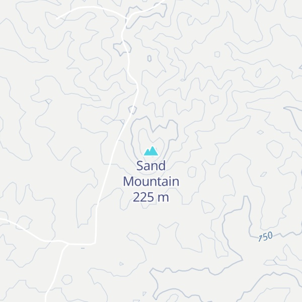 Map of Sand Mountain