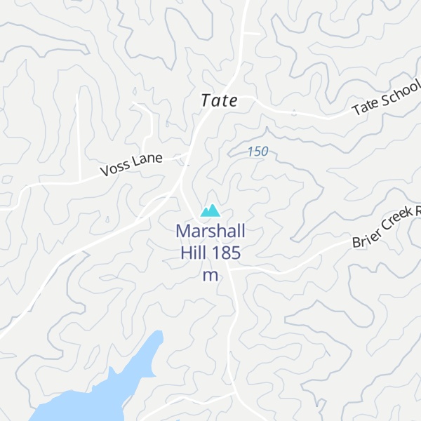 Map of Marshall Hill