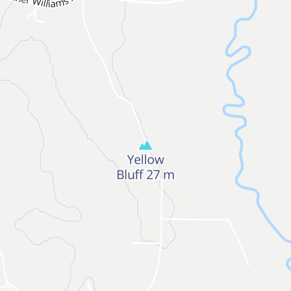 Map of Yellow Bluff