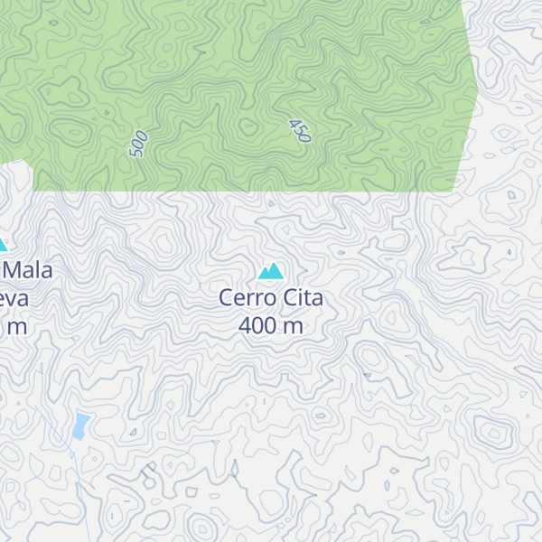 Map of Cerro Cita