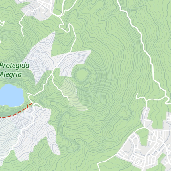 Map of Cerro Alegría o La Sabana