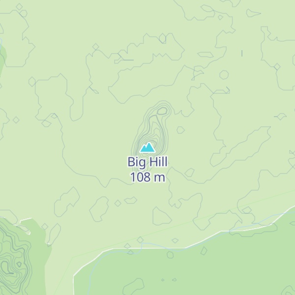Map of Big Hill