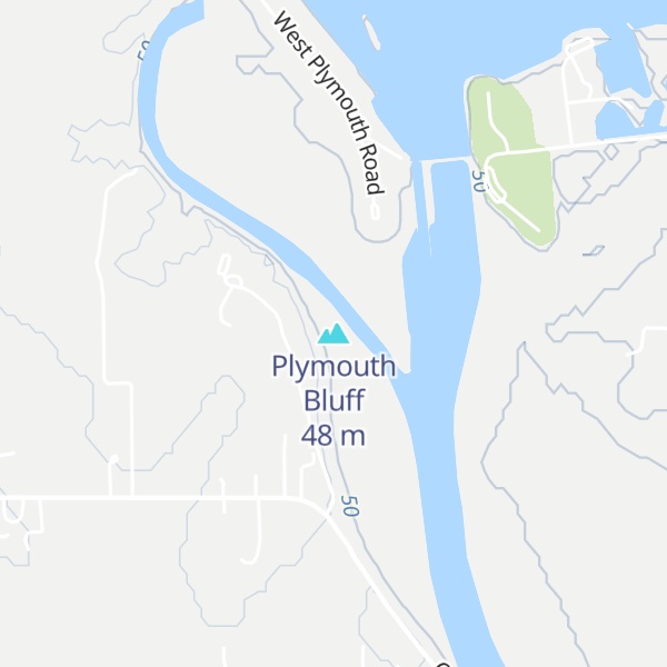 Map of Plymouth Bluff