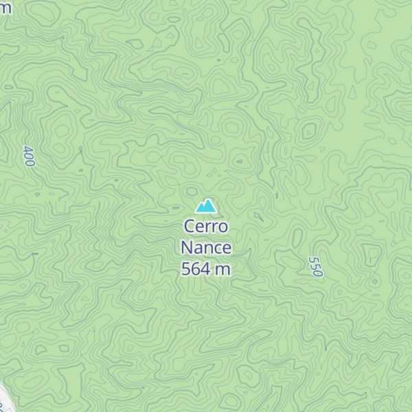 Map of Cerro Nance