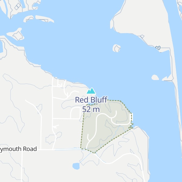 Map of Red Bluff