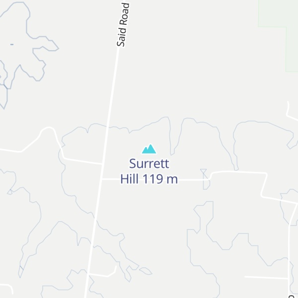 Map of Surrett Hill