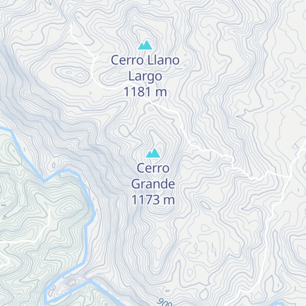 Map of Cerro Grande