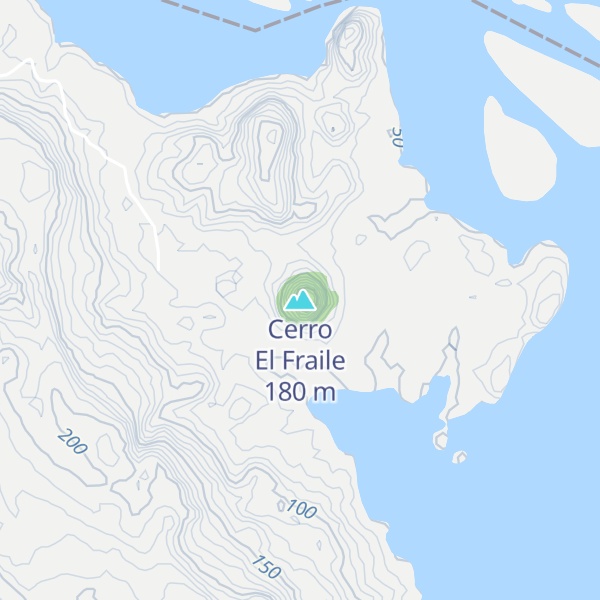 Map of Cerro El Fraile