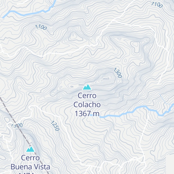 Map of Cerro Colacho