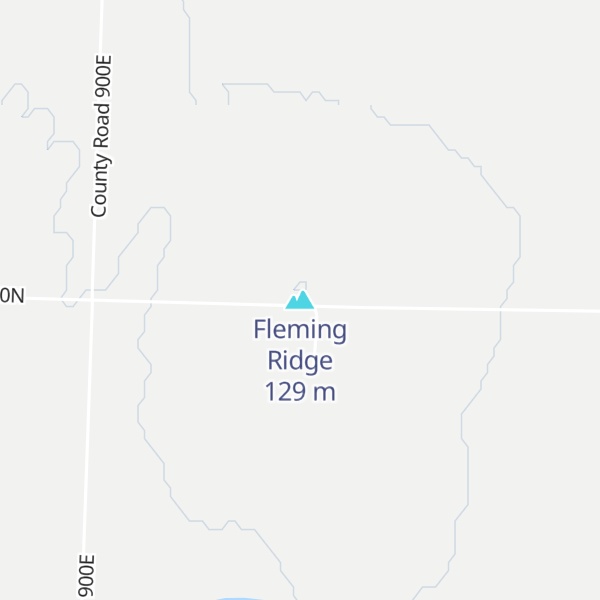 Map of Fleming Ridge