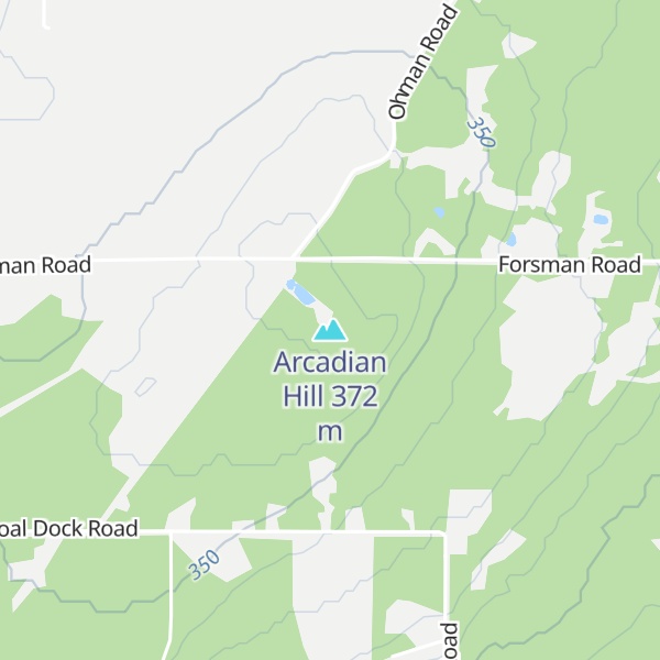 Map of Arcadian Hill