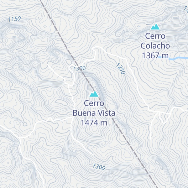 Map of Cerro Buena Vista