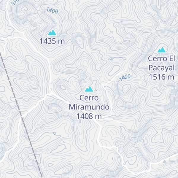 Map of Cerro Miramundo